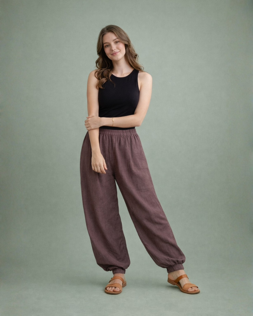 Earth Ease Jute Cotton Pants