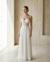 Pearl Shine Pleated Skirt