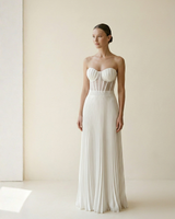 Pearl Shine Pleated Skirt