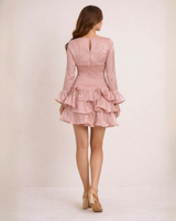 Blush Doll Ruffle Mini Dress
