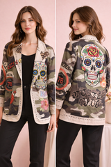 Urban Rebel Camouflage Statement Jacket