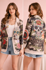Urban Rebel Camouflage Statement Jacket