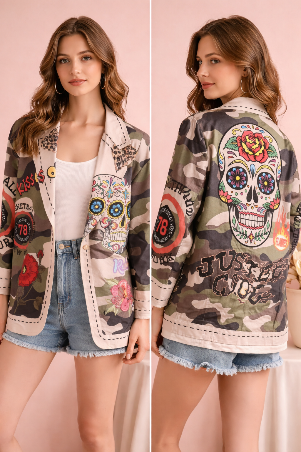 Urban Rebel Camouflage Statement Jacket