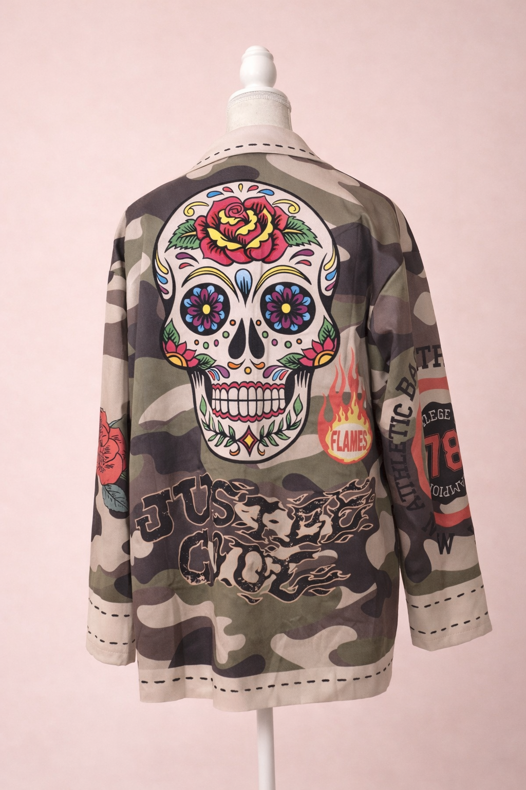Urban Rebel Camouflage Statement Jacket