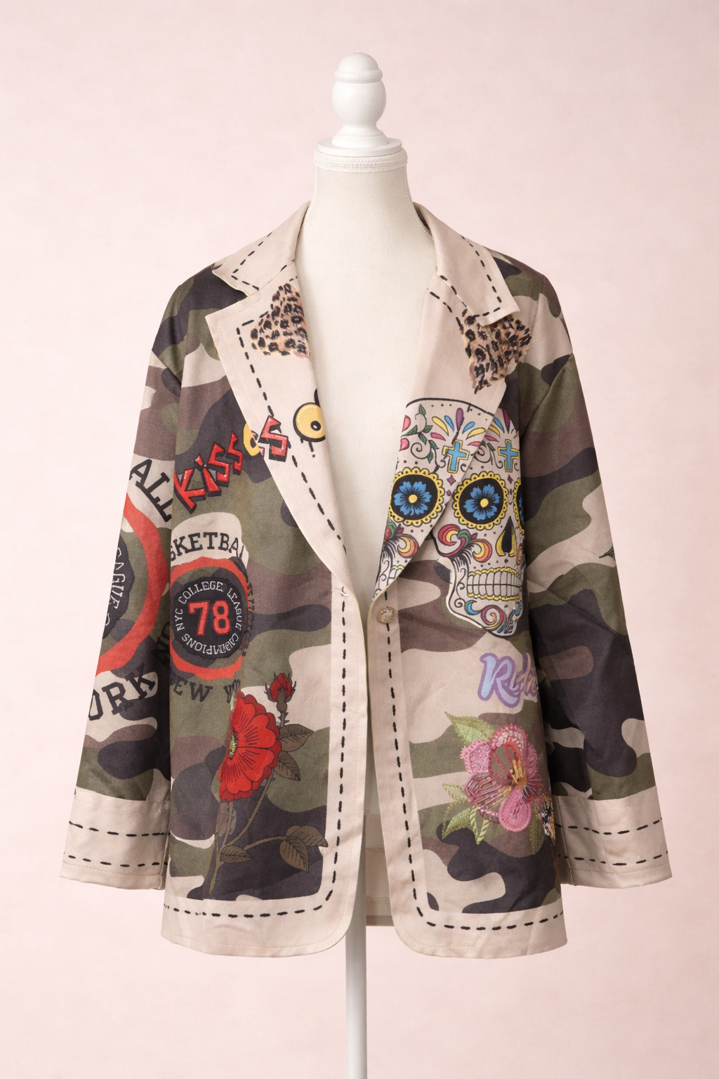 Urban Rebel Camouflage Statement Jacket