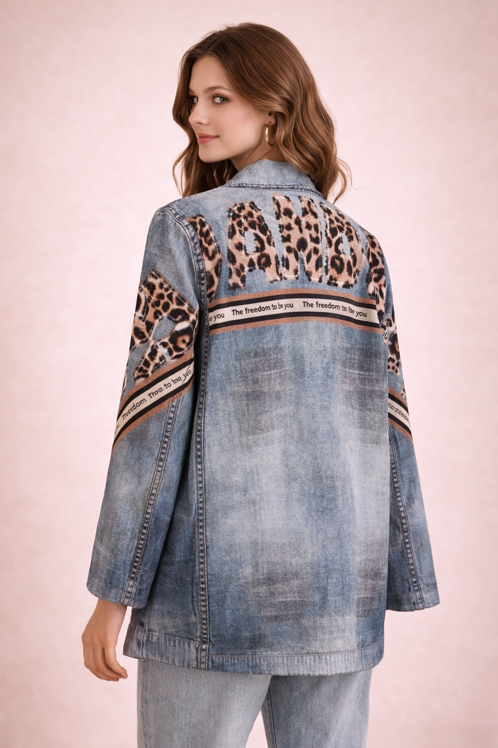 Stay Cool Graphic Denim Jacket