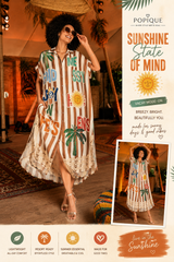 Sunshine Boho Shirt Dress