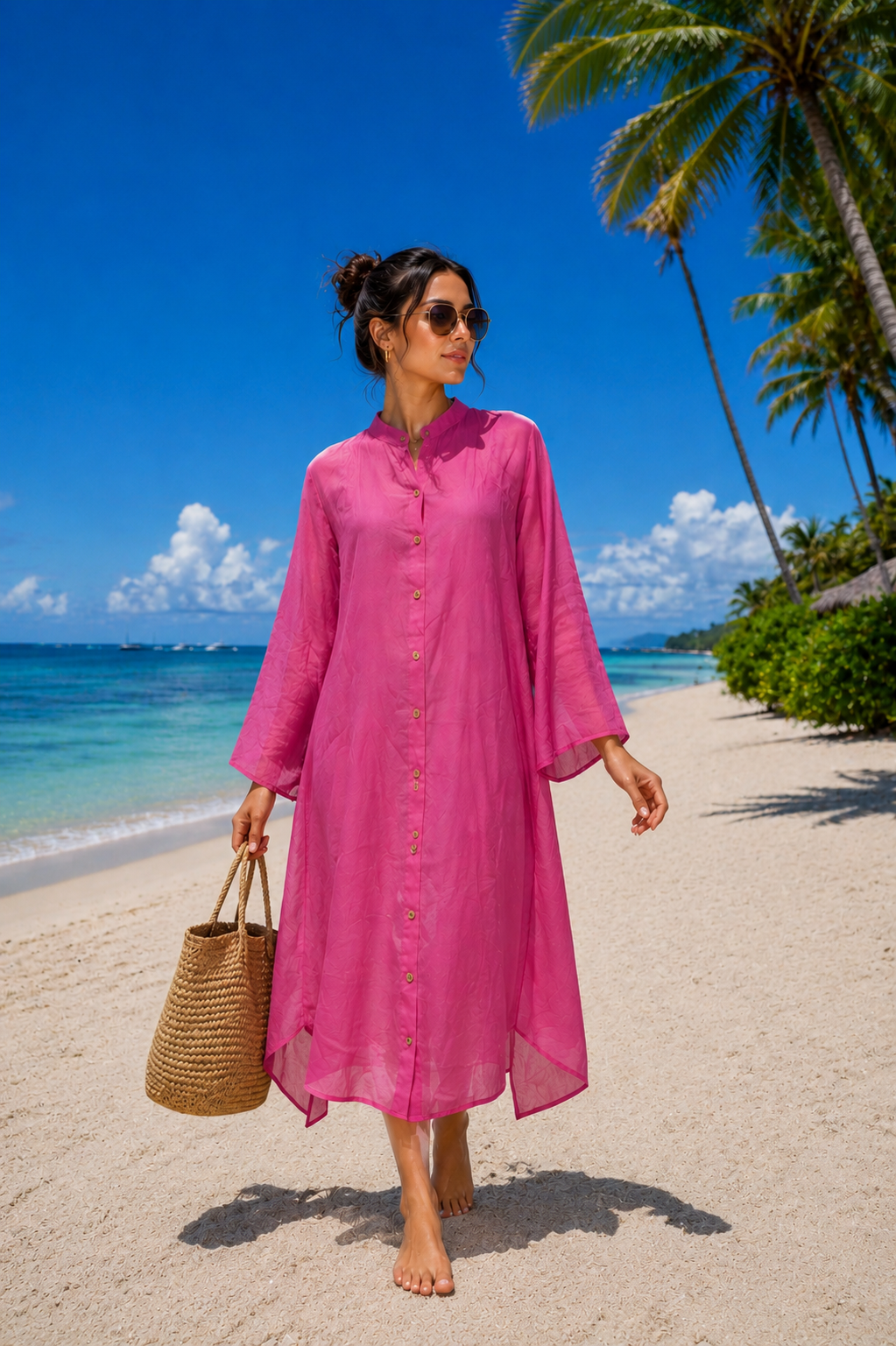 Pink Breeze Resort Shirt