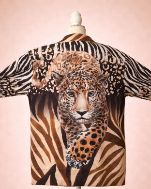 Wild Luxe Animal Print Statement Blazer