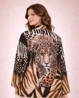 Wild Luxe Animal Print Statement Blazer